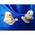 Two small china sweet Birds #