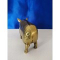 Vintage 1950`s brass pig  #