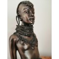 Large Soul Journeys Maasai Figure - Sisters Offering Tambika Limited Edition 576 of 9000