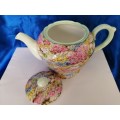 Shelley Rock Garden Rare Teapot 13357