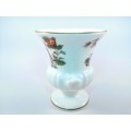 Wedgwood Kutani Crane Urn Vase, Floral Design  #