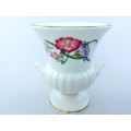 Wedgwood Pretty Urn Vase, Floral Design  #