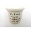 Beatrix Potter Kitten Wedgwood  Egg Cup