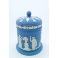 WEDGWOOD BLUE JASPER Large Lidded Pot