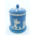 WEDGWOOD BLUE JASPER Large Lidded Pot