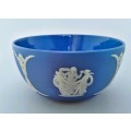 Vintage Wedgwood Jasper Blue Glazed Dish - Bowl  #