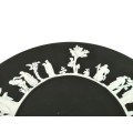 Wedgwood Basalt Black Jasperware Plate  #