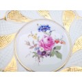 Luxurious, gold decorated `Meissen` porcelain plate