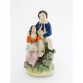 Mid 19th Century Staffordshire Figure of Lady and Gentleman