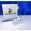 SWAROVSKI - Silver Crystal Animal ~ Baby Elephant ~ RETIRED