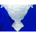 Faiarte blanc de china two-handled vase depicting cherubs angels