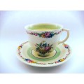 Cup and Saucer Made by Woods Ivory Ware England