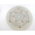 Capodimonte Style Italian Porcelain Woven Floral Basket