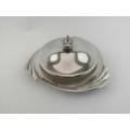 Art Deco Cabotine England EPNS lidded Dish Silver-plated serving dish