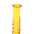 Mid century Italian Empoli `Genie` amber pressed glass decanter 1960s,