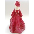 ROYAL WORCESTER FIGURINE(GRANDMOTHERS DRESS)BY FREDA DOUGHTY,VERY.COLLECTABLE