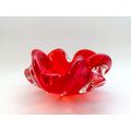 Bright Red Murano bowl