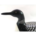Large Jennings signed Wooden Duck Decoy