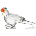 Swarovski Crystal Figurine Parrot Bird Red Beak #