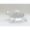 Stunning Crystal Glass Giant Tortoise