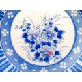 Vintage Japan Imperial  Imari Ware  Porcelain Plate - Flowers #
