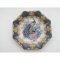 Vintage Japan Imperial  Imari Ware  Porcelain Plate - Peacock #