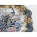 Vintage Japan Imperial  Imari Ware  Porcelain Plate - Peacock #