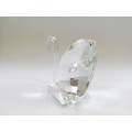 Stunning Crystal Glass X-Large Swan