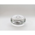 Stunning Large Barbin Murano Clear Paperweight
