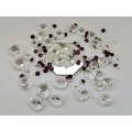 LARGE AMOUNT OF DISPLAY HEARTS AND CRYSTAL