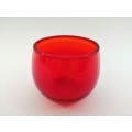 Ruby Red Glass bowl