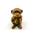 Vintage 1950`s brass Teddy Bear  #