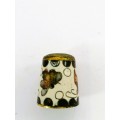 Small Chinese Cloisonne Thimble