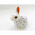 Royal Crown Derby Snowy Rabbit - Gold Stopper