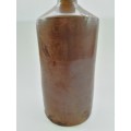 Vintage Brown Levatt Stoneware Bottle Pot
