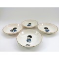 The Beatles 1964 UK Washington Pottery Candy Sweet Dishes - Full Set
