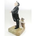 Rare Antique Crown Staffordshire Dickens figurines Mr. Pecksniff