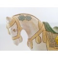 Large Porcelain Tang Dynasty Style, Porcelain War Horse