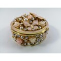 Beautiful Jeweled and enameled Trinket Box