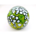 Unusual Glass Large Paperweight  Made by Holina Italian / Venetian
