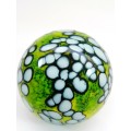 Unusual Glass Large Paperweight  Made by Holina Italian / Venetian