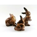 Vintage Beswick Rabbits Made in England