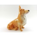 Vintage ceramic Figurine Sylvac Dog Corgi 3128 Collectable England