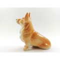 Vintage ceramic Figurine Sylvac Dog Corgi 3128 Collectable England
