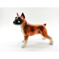 Vintage Quality Boxer Dog Ceramic Ornament Figurine