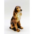 Vintage Quality Dog Ceramic Ornament Figurine