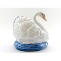 Heritage Porcelain Swan Family Ornament Figurine SWAN SONG