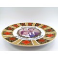 Imari Style Gold Red Decorative Burlondale Ltd Plate Bone China Princess Diana and Charles Wedding