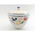 Poole Pottery Hand Painted Lidded dish 1959-1967