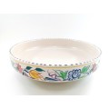 Poole Pottery Hand Painted Flat Large Bowl 1959-1967